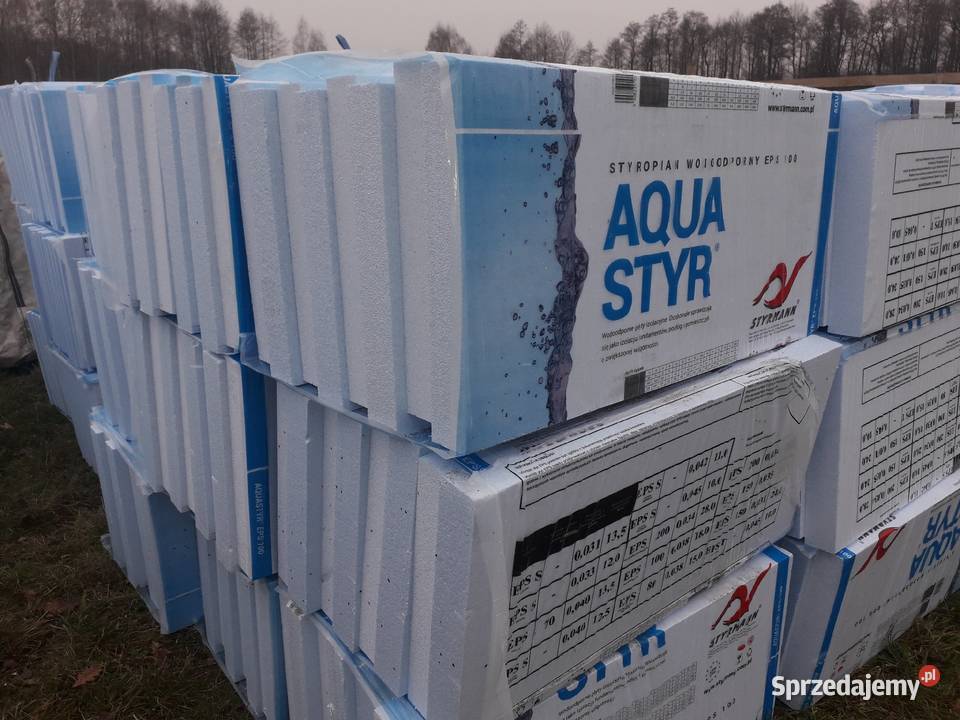 Styropian fundamenty Aquastyr 12540 paczka Dom i Ogród Karmanowice