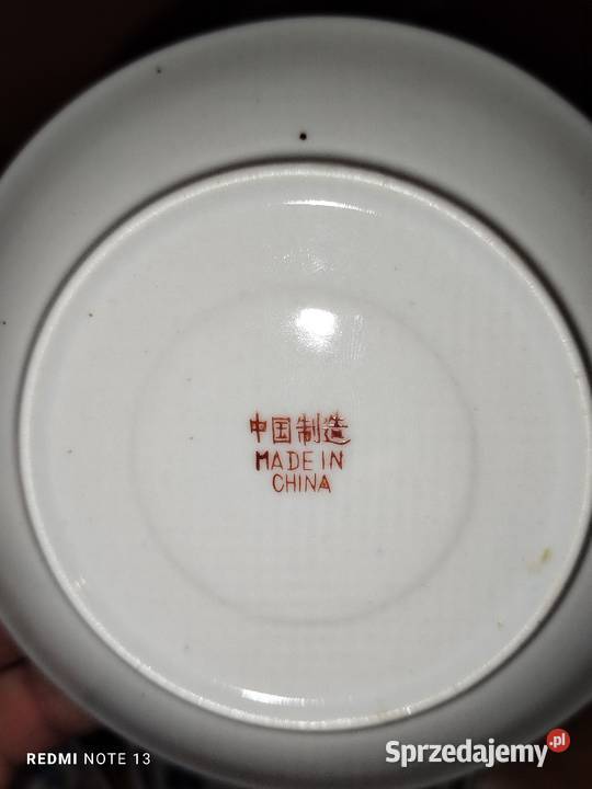 Zestaw kawowy sygnowany chińskim LOGO pięknie łódzkie sprzedam