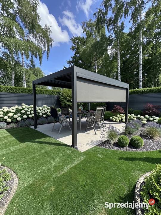 Nowoczesna Pergola aluminiowa 4x3 m Dach