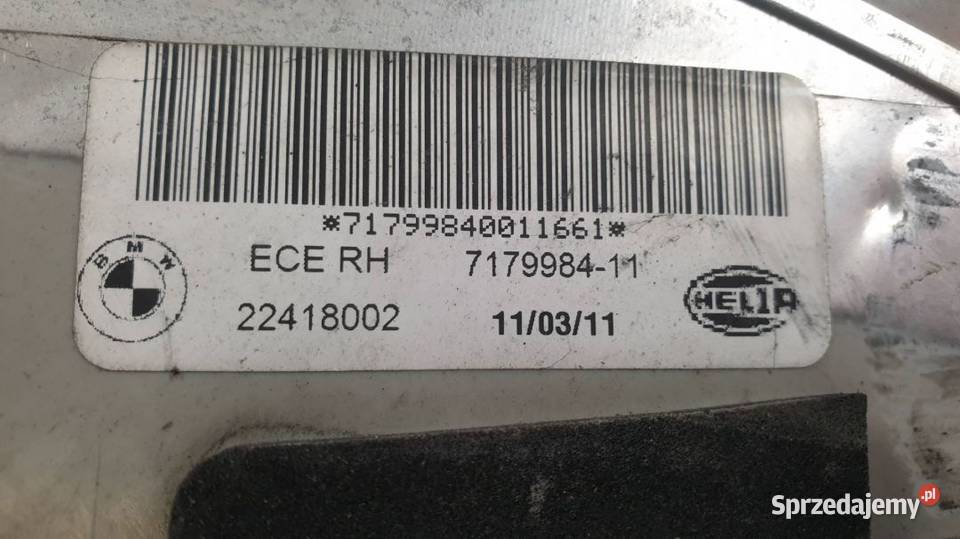 LAMPA PRAWA TYŁ TYLNA BMW X6 E71 FV23 EUROPA kujawsko-pomorskie Lipno