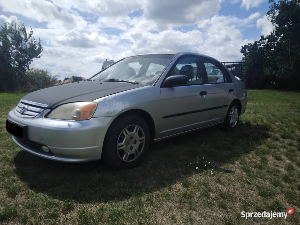 Honda Civic 17 benzyna LPG sedan 2001r automat wielkopolskie