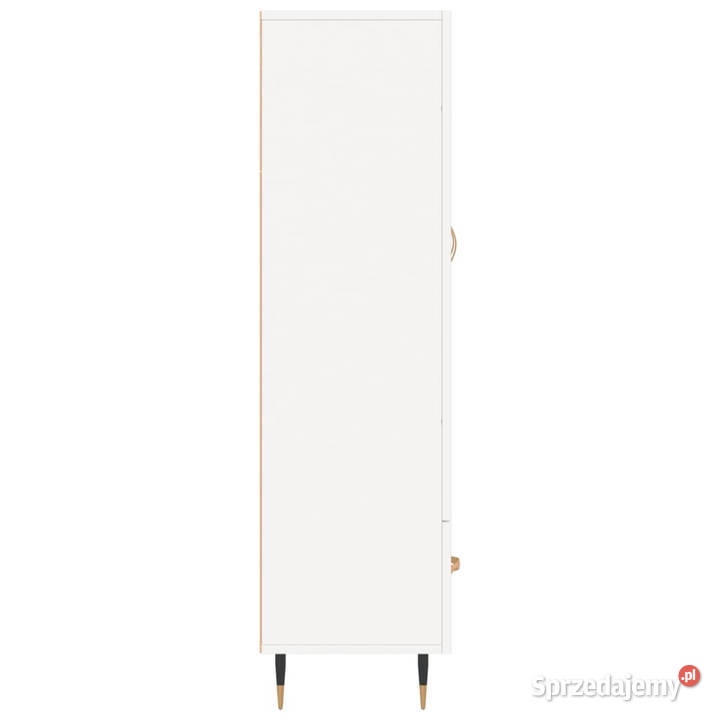 Wysoka szafka biała 695x31x115 materiał Meble mazowieckie Warszawa