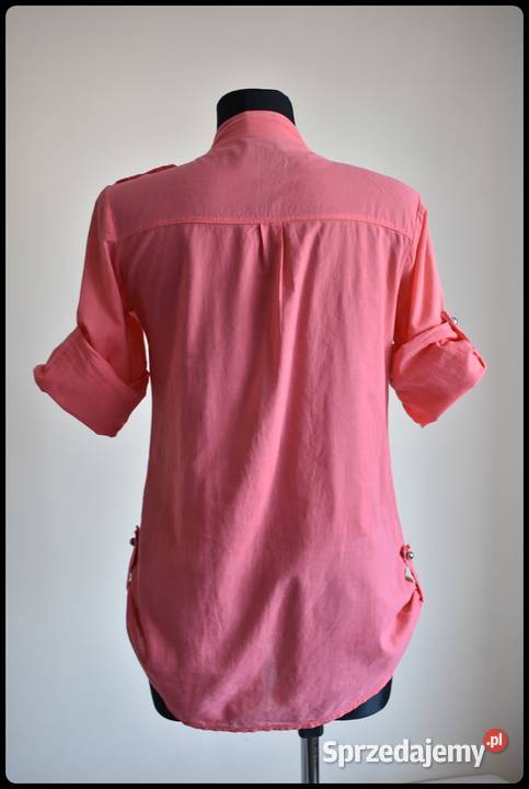 koszula damska lekka pastelowy kolor 38 M różowy Płock