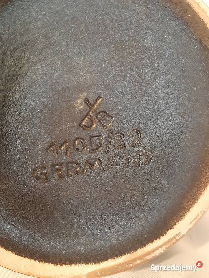 Duży wazon ceramiczny lava sygnowany kujawsko-pomorskie