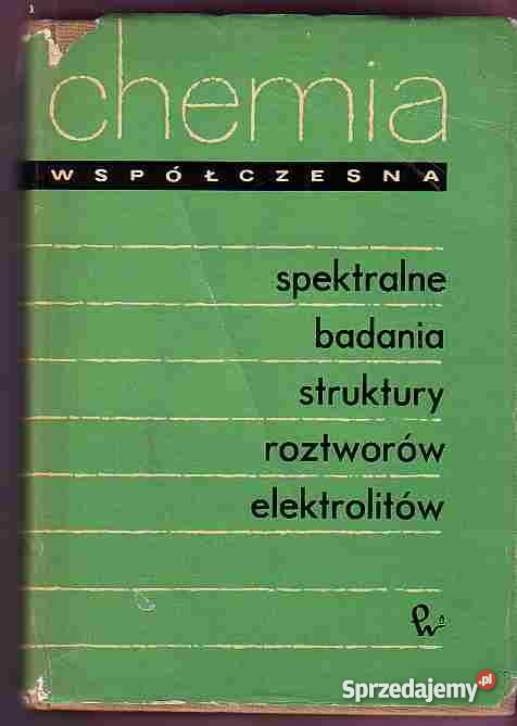 1690 CHEMIA WSPÓŁCZESNA SPEKTRALNE BADANIA STRUK Czyrna