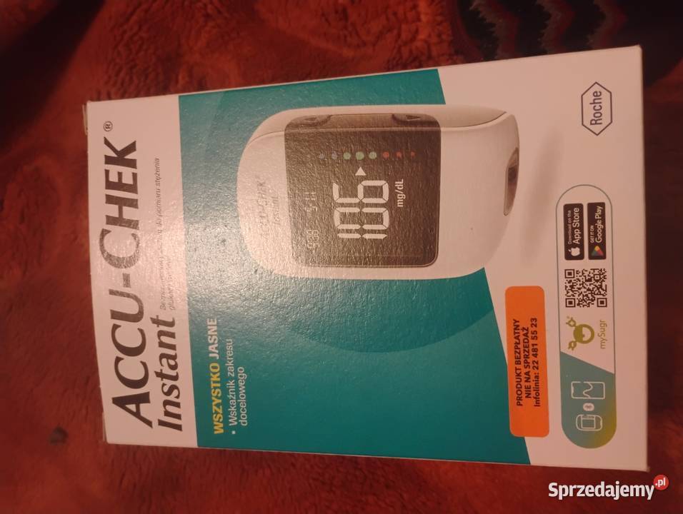 Glukometr AccuChek Instant mgdL GensuPen 2 kujawsko-pomorskie Włocławek