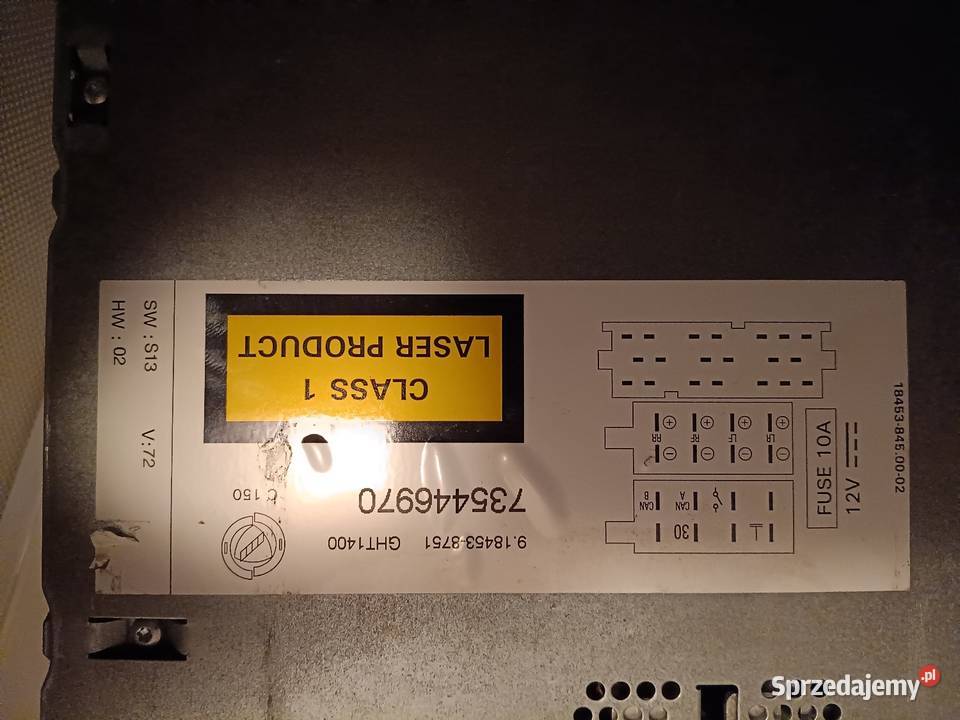 Fiat Grande punto radio pomorskie Wejherowo sprzedam