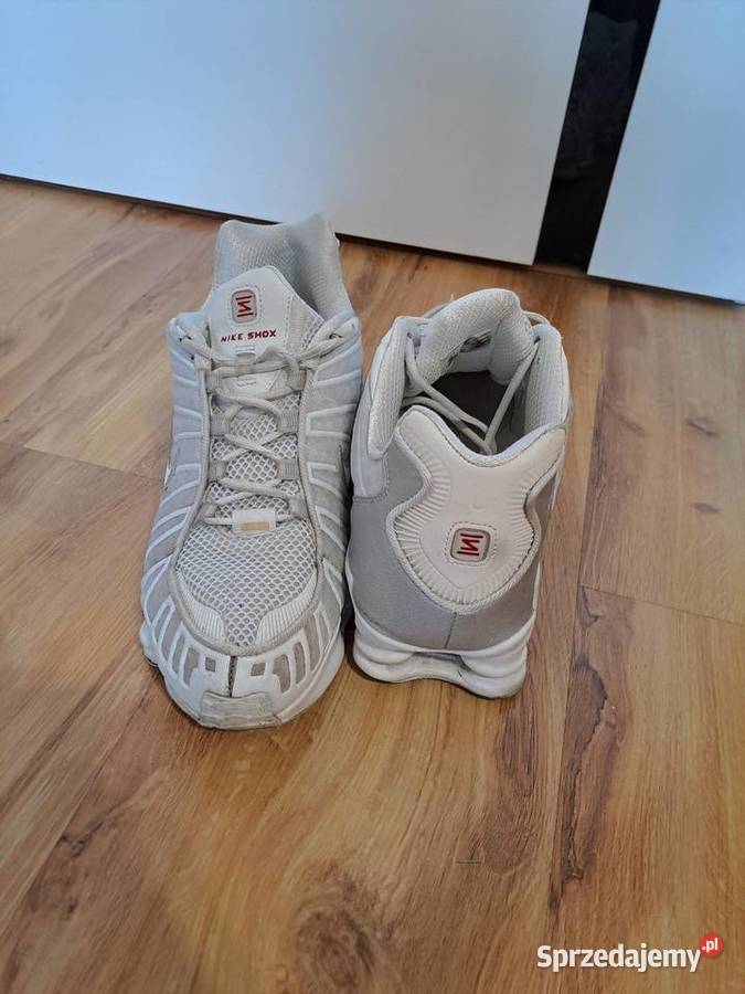 białe buty nike shox TL Nike Moda i Styl Leszno