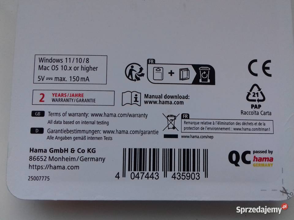 Pamięć USB pendrive 128GB HAMA Rotate Flash kujawsko-pomorskie Bydgoszcz