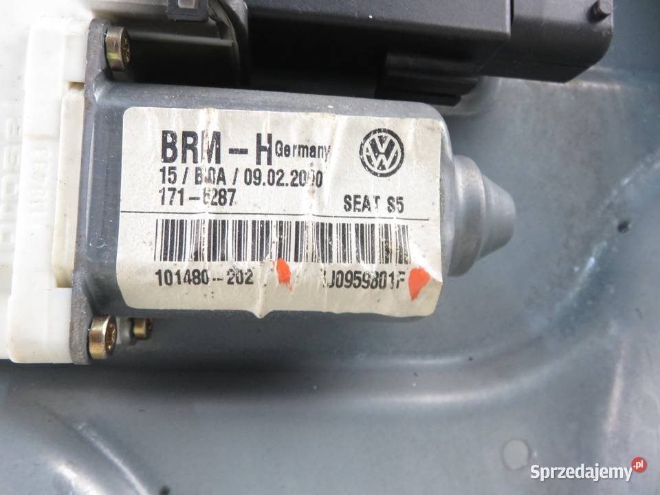 PODNOŚNIK SZYBY LEWY PRZEDNI SEAT TOLEDO II 1M2