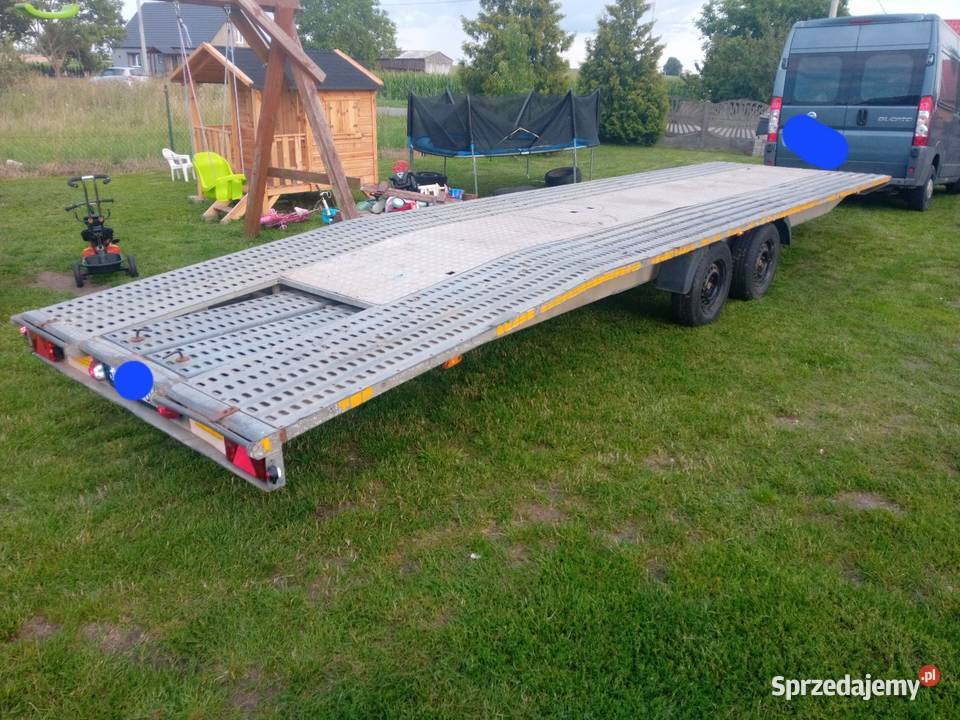 Laweta na 2 auta 8 m boro długa 3500 dmc Budzyń