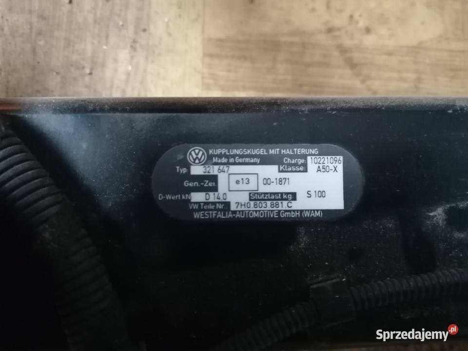 Hak holowniczy VW t5 Łagów sprzedam