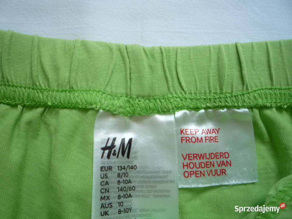 HM 134140 Zielone krótkie spodenki szorty Szczecin