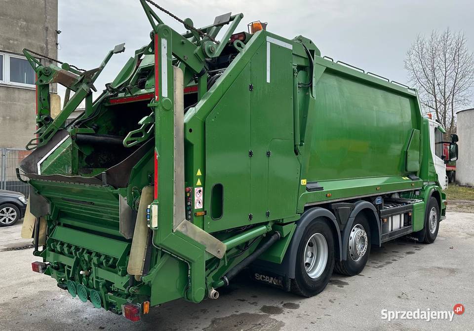 Scania P280 śmieciarka NORBA 20m3 KP7 z wagą Nowiny sprzedam