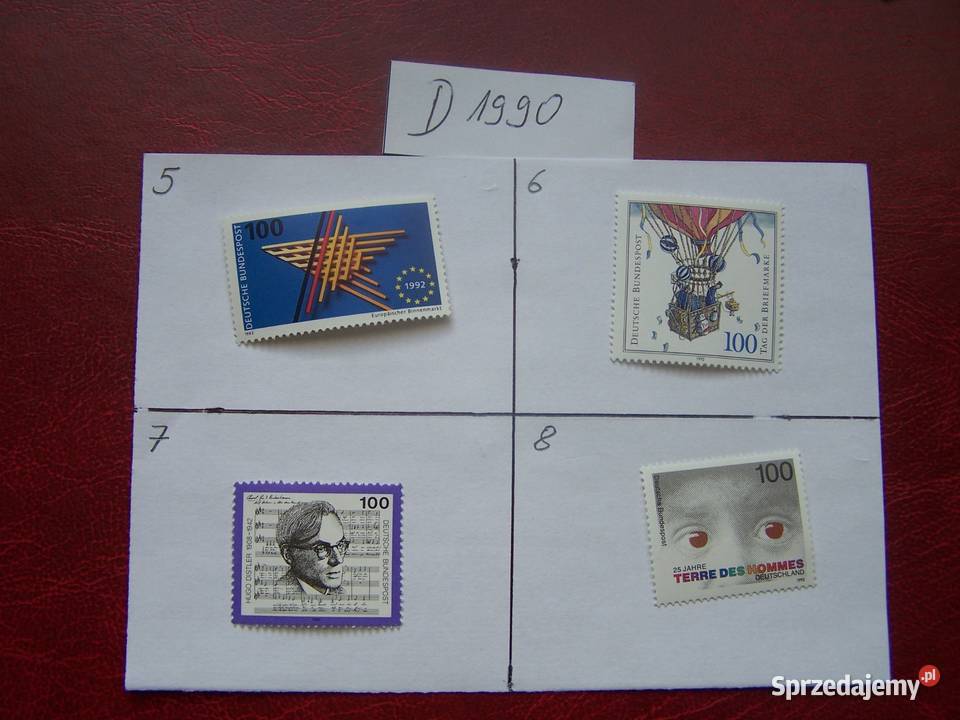 Niemcy 1990 MNH Znaczki z roczników WYBIERAJ Tychy sprzedam