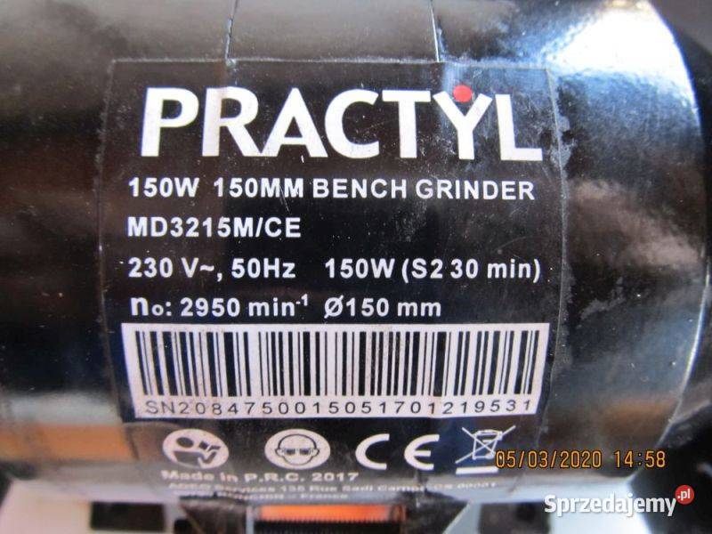 Szlifierka dwutarczowa 230V Częstochowa