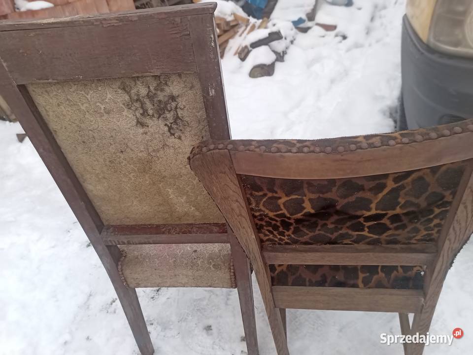 Sprzedam krzesła zabytkowe 1972 mazowieckie Kozłów Biskupi