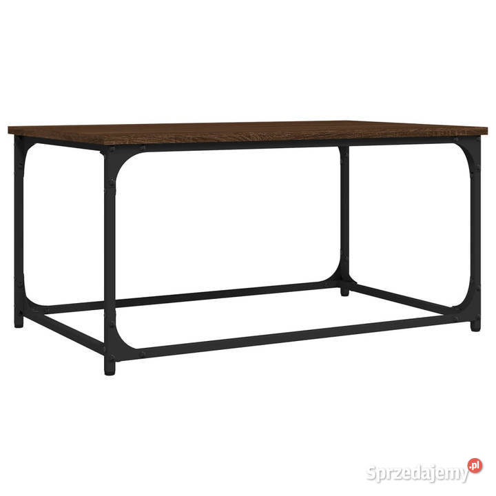 Stolik kawowy brązowy dąb 80x50x40 WM823296 Warszawa