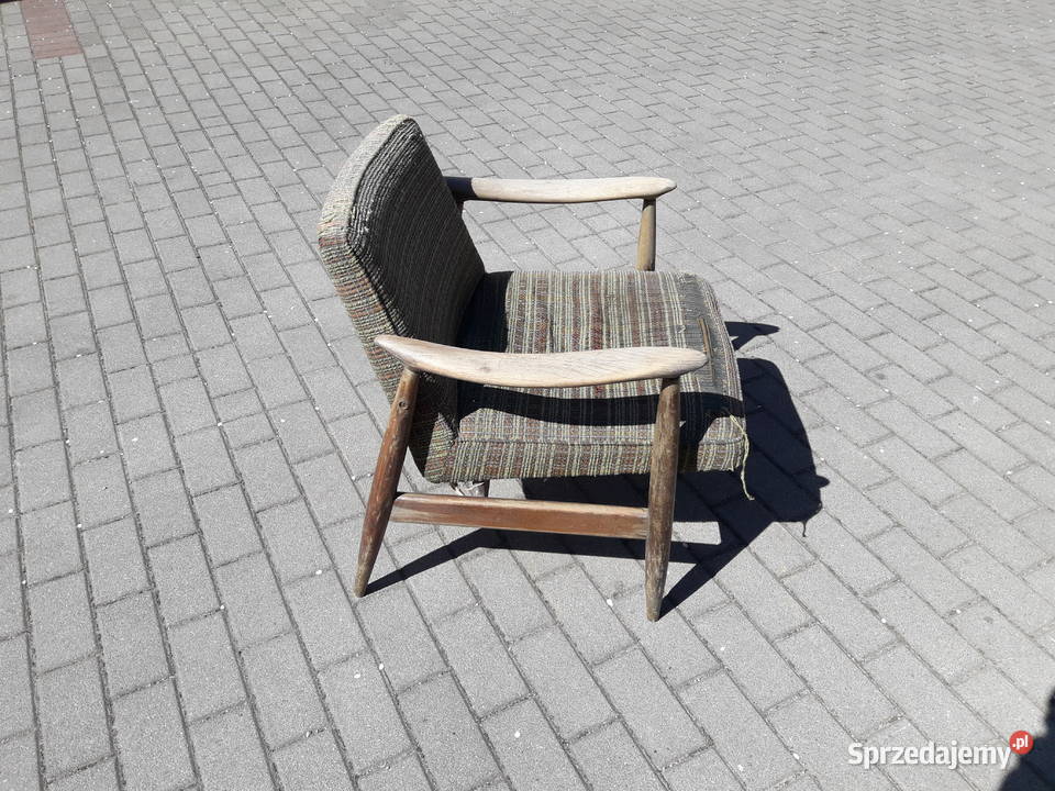 Fotel PRL GFM 87 Kędziorek lata 60 70 wysyłka 60 Gdynia