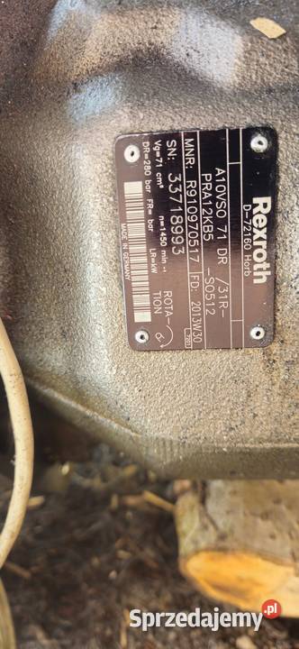 Pompy hydrauliczne Rexroth Wykroty