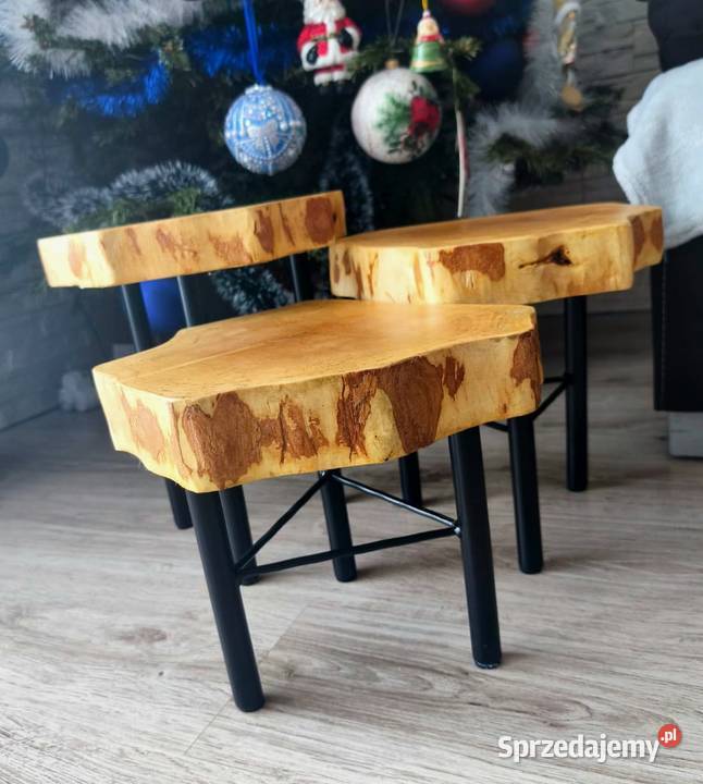 Komplet 3 stolików Starcza