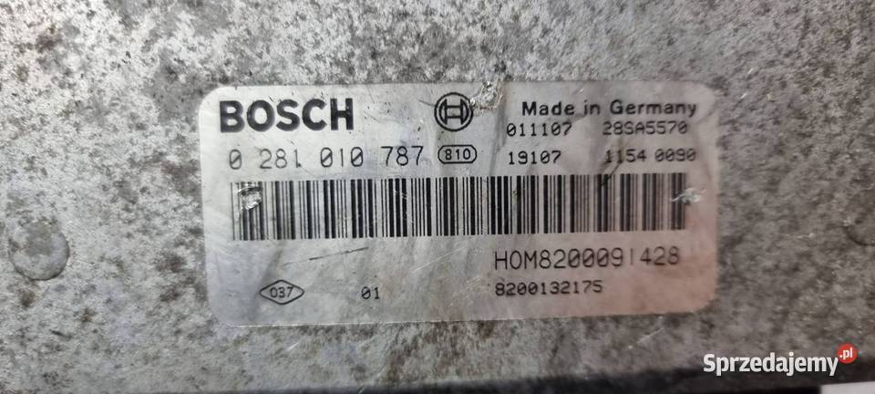 KOMPUTER SILNIKA ECU RENAULT MASTER II kujawsko-pomorskie