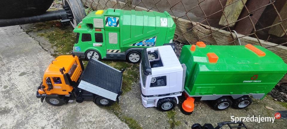 Zabawki śmieciara kopara i inne Świdnica