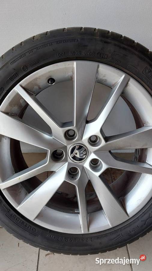 Koła skoda octavia 3 alufelgi 17 z oponami Szczecin
