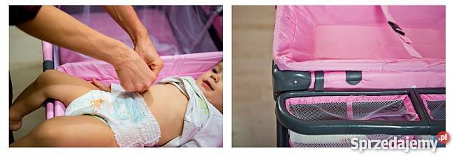 KOJEC łóżeczko turystyczne LIONELO SVENdodatki Łysiec