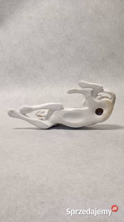 Lomonosov Łomonosow USSR Pies Dog Niemiecki ZSRR Porcelana i szkło Dobrzany