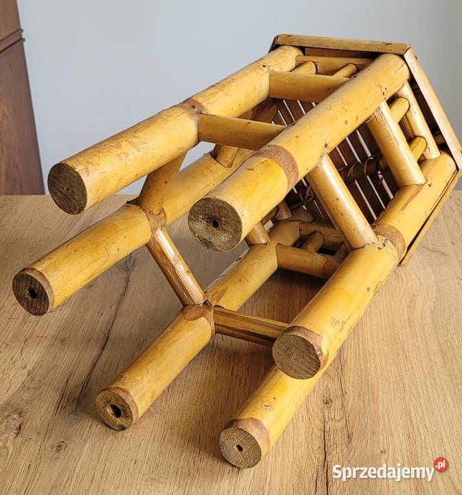 Orientalny bambusowy kwietnik stoliczek małopolskie