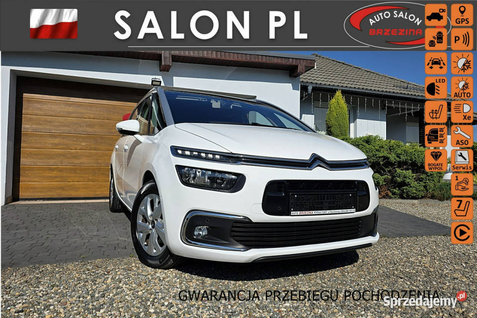 Citroen C4 SpaceTourer serwis ASO 7osobowy bluetooth Rydułtowy