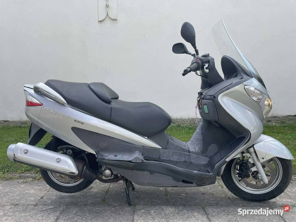 SUZUKI BURGMAN 125 2008 R 100 Sprawny Niski 7795km Suzuki Pilzno