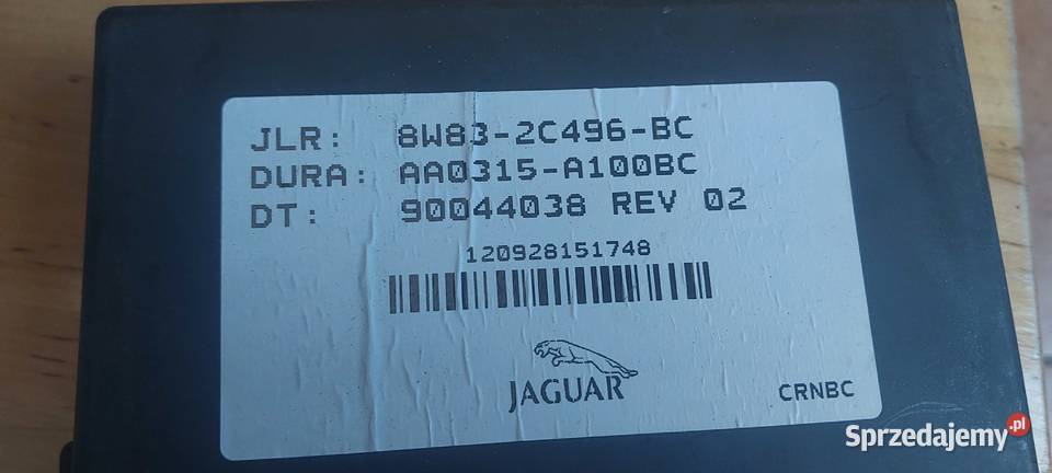 Moduł sterownik hamulca JAGUAR XF 8W832C496BC Szczecin