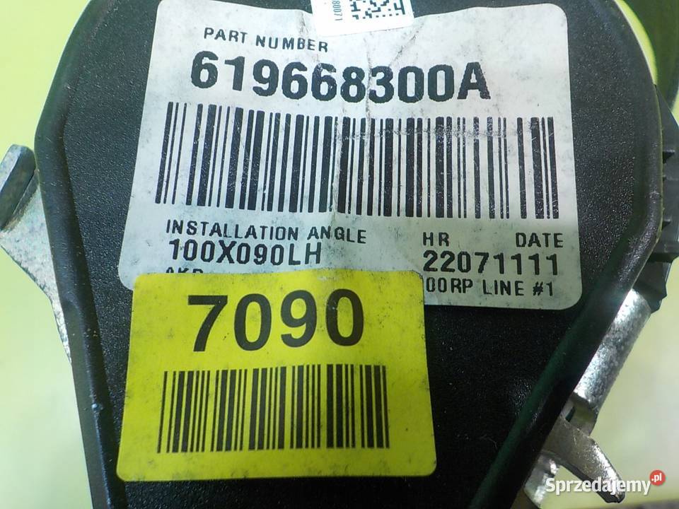 CHEVROLET ORLANDO 20 VCDI 12r 5D pas Pasy bezpieczeństwa Suków