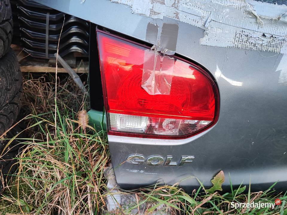 Golf 6 tyl zderzak lakier LA7T belka lampy Brzeg Dolny