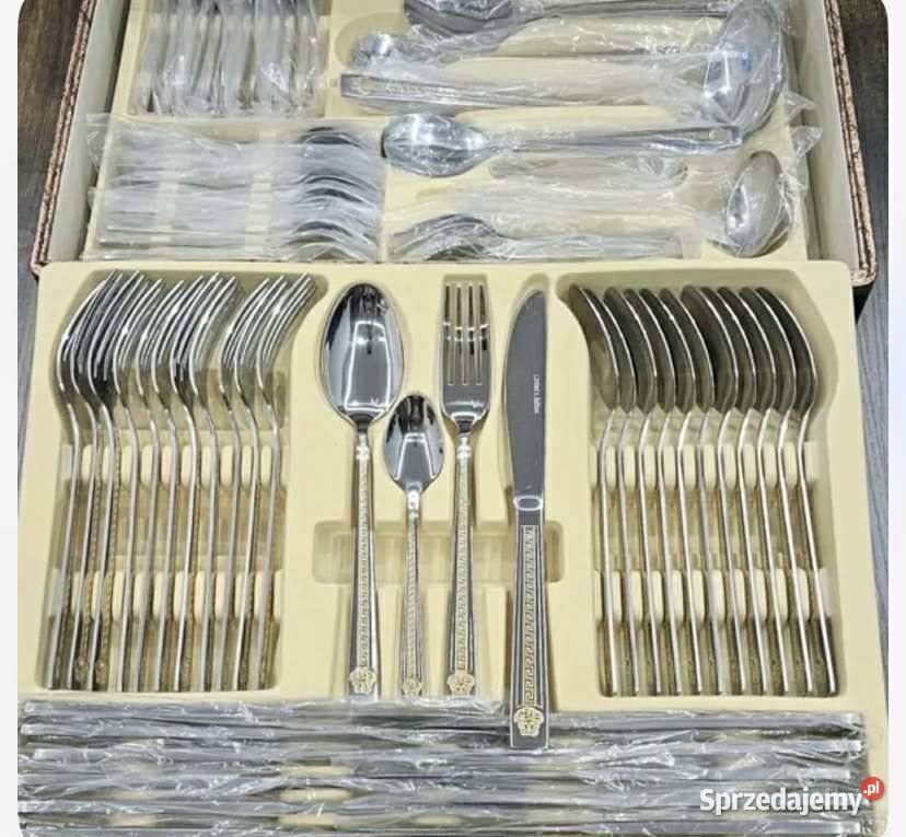 259 Walizka Versace sztućce 72 elementy na 12 Zabrze sprzedam