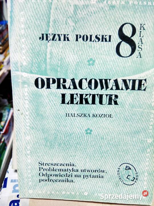 Opracowanie lektur szkolnych 8 polski Warszawa sprzedam