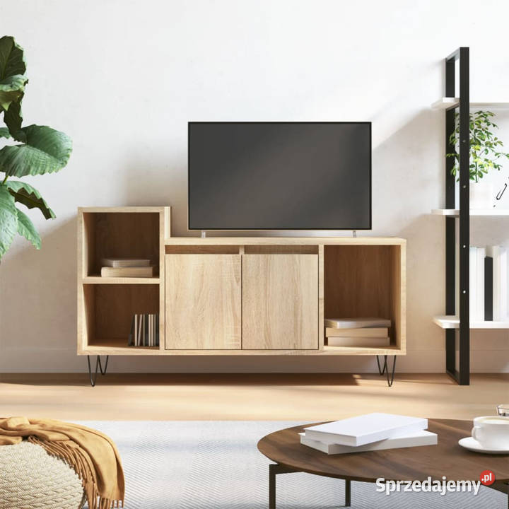 Szafka pod telewizor dąb sonoma 100x35x55 mazowieckie Warszawa sprzedam