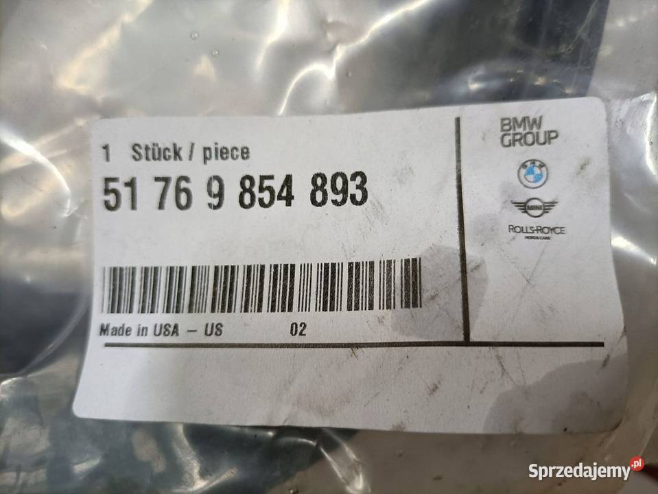 BMW X5 G05 USZCZELKA KLAPY BAGAŻNIKA 51769854893 wielkopolskie Pleszew