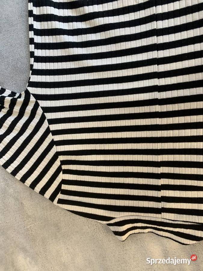 Sukienka rozkloszowana w paski Primark NOWA czarny podkarpackie Jasło
