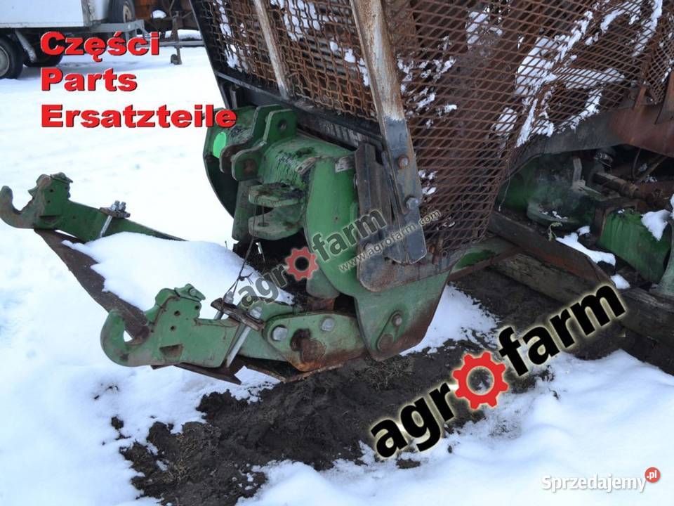 John Deere 7930 części silnik skrzynia biegów Byków