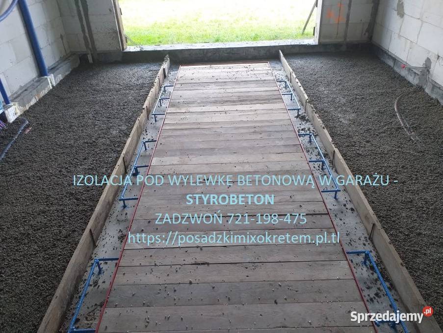 Styrobeton Posadzki Wylewki Szlichty Kucie Łomianki