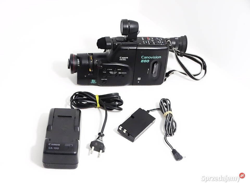 Canon E60 znany również jako Canon Canovision E60 kamera analogowa