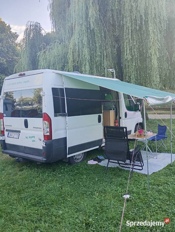 Kamper Viator Citroen Jumper 33 22 L2H2 2013 r Rok produkcji 2013 Mirosławiec