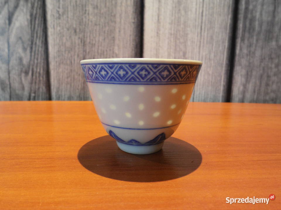 Porcelanowa miseczkapojemnik wzór ryżowy Porcelana i szkło wielkopolskie sprzedam