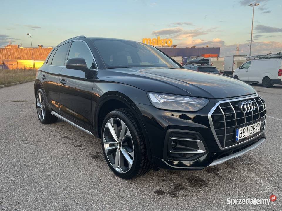 Audi Q5 2021 265 Serwisowane stan przebieg 93 system Start-Stop Białystok