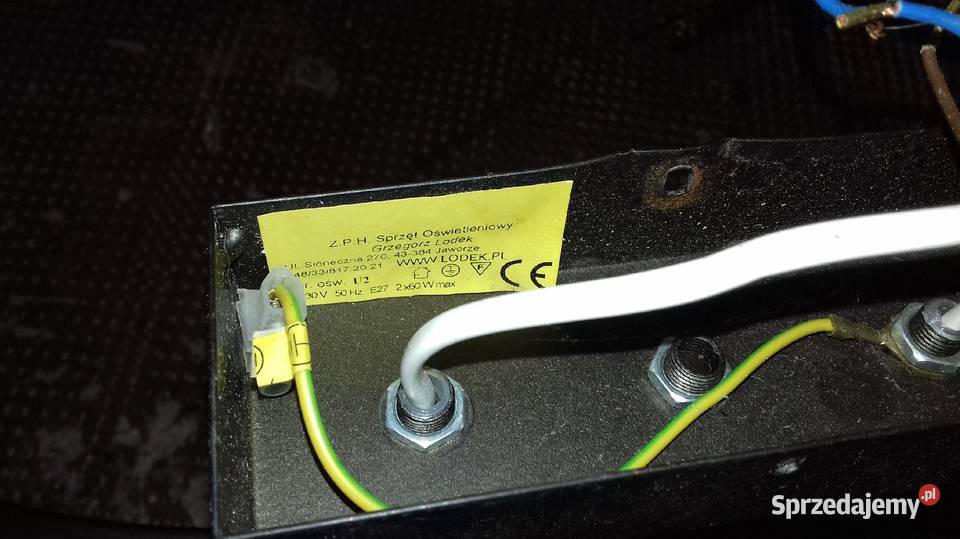 Lampa sufitowa pokojowa 2 żarówkowa zachodniopomorskie Kołobrzeg sprzedam