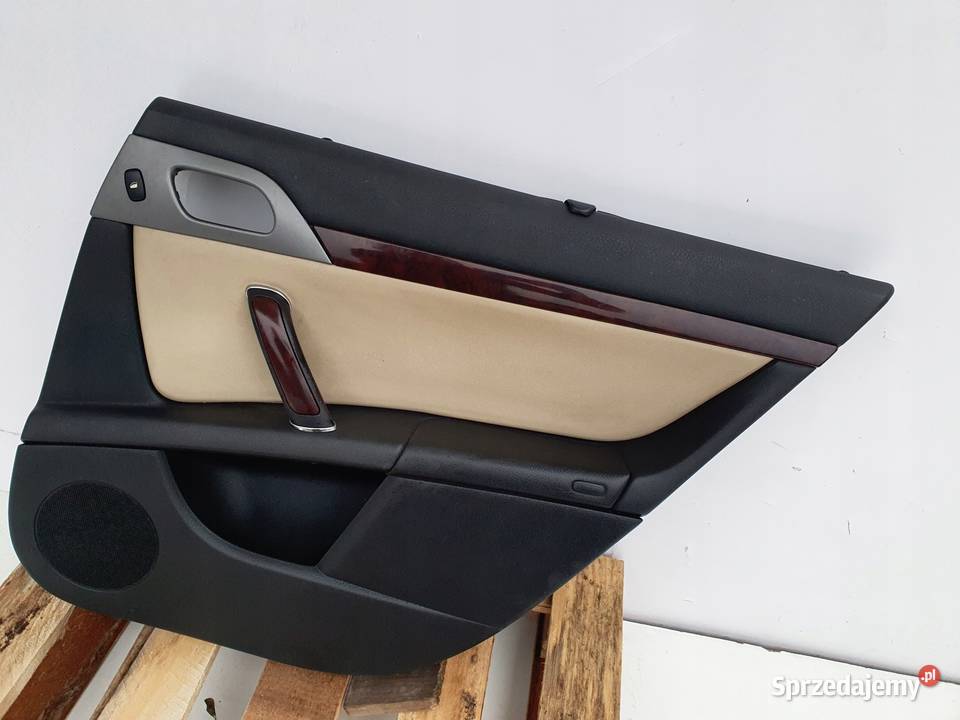 Peugeot 407 TAPICERKA TYLNYCH DRZWI BOCZEK PRAWY Rudka