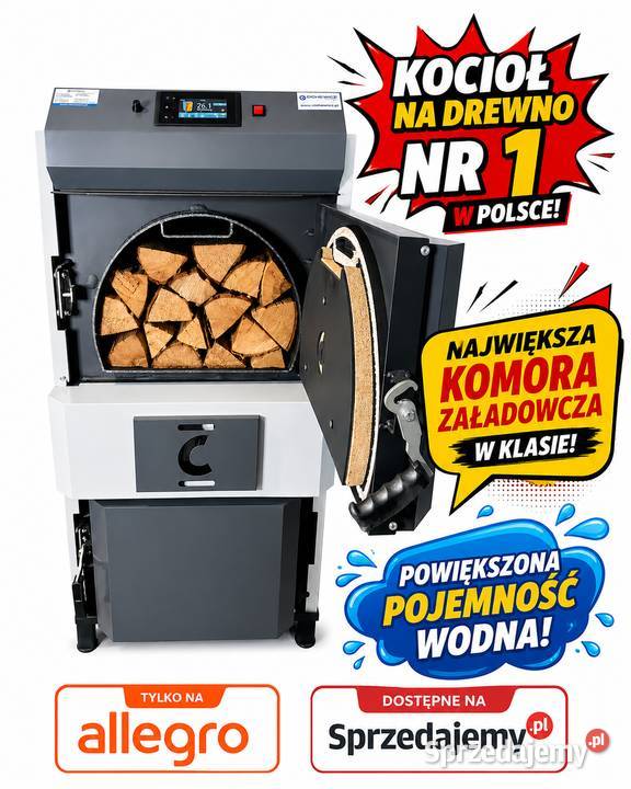 Kocioł grzewczy Sigma na drewno z dotacją czyste